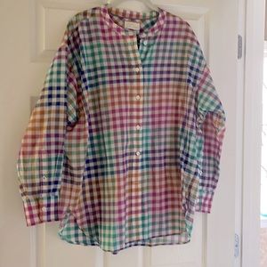 J Crew Thomas Mason shirt nwt 16